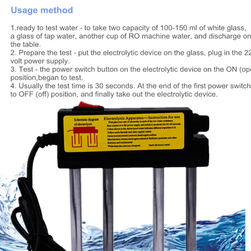 Высокое качество воды электролизатор тест чистой воды тестер er электролизатор для измерения и анализа воды скидка 20