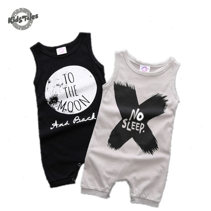 

Kids Tales Summer Cotton Baby Boy Clothes Girl Baby Romper Baby Clothes One Piece Sleeveless Jumpsuit Baby Clothing sets