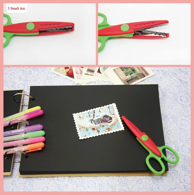 Laciness Zig Zag Студенческая детская бумага pinking scissor скрапбук фотоальбом Сделай Сам срезной ручной работы срезной креативный дневник ремесло