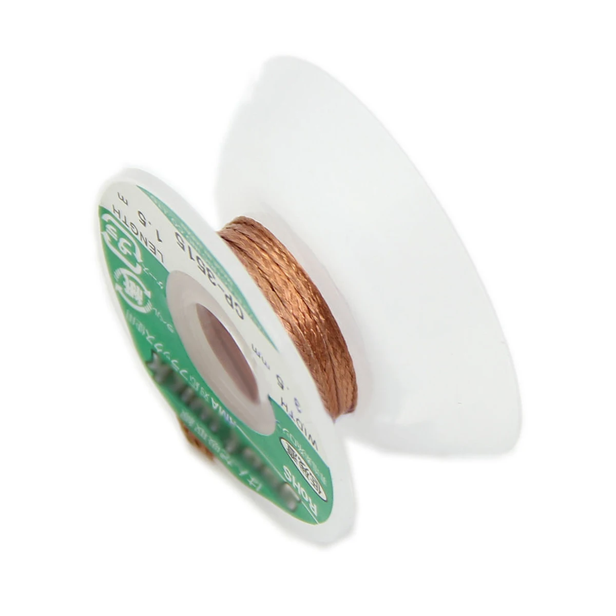1pc Pure Copper CP-3515 Desoldering Absorbing Braid Solder Remover Wick Wire 1.5m Length 3.5mm Width Tin Roll