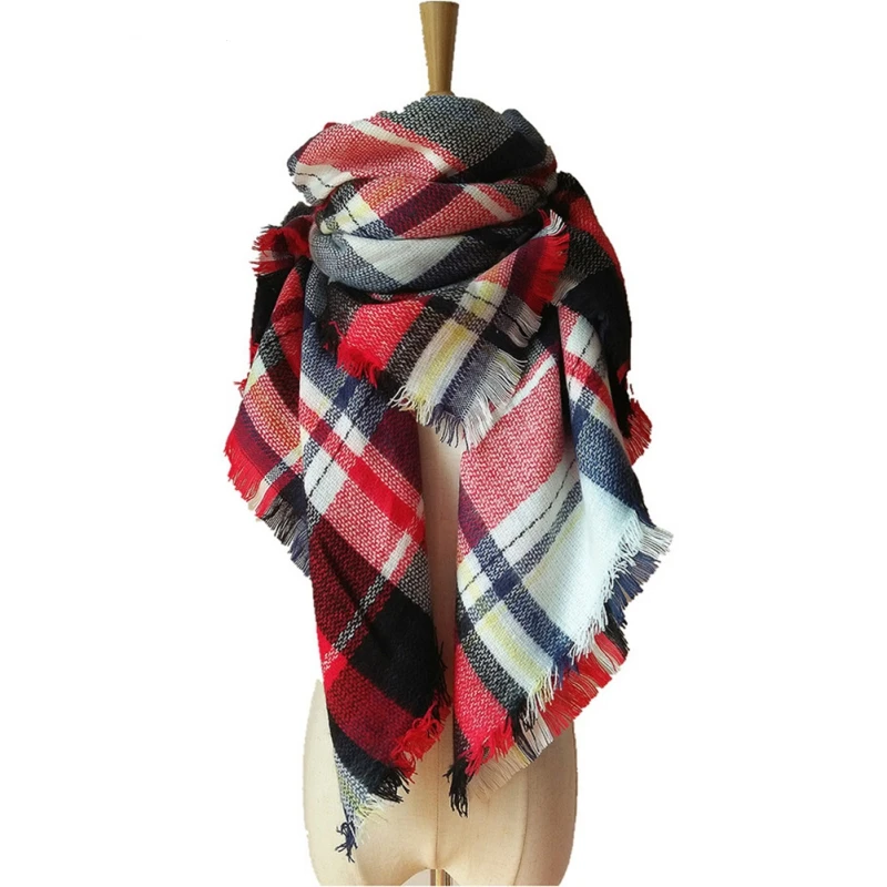 winter scarf 2016 font b Tartan b font Scarf women Plaid Scarf cuadros New Designer Unisex