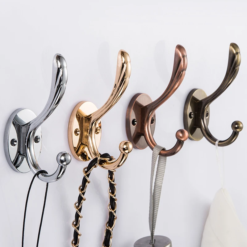 Hat Coat Towel Hook Zinc Alloy Wall Mounted Hanging Hook Bedroom