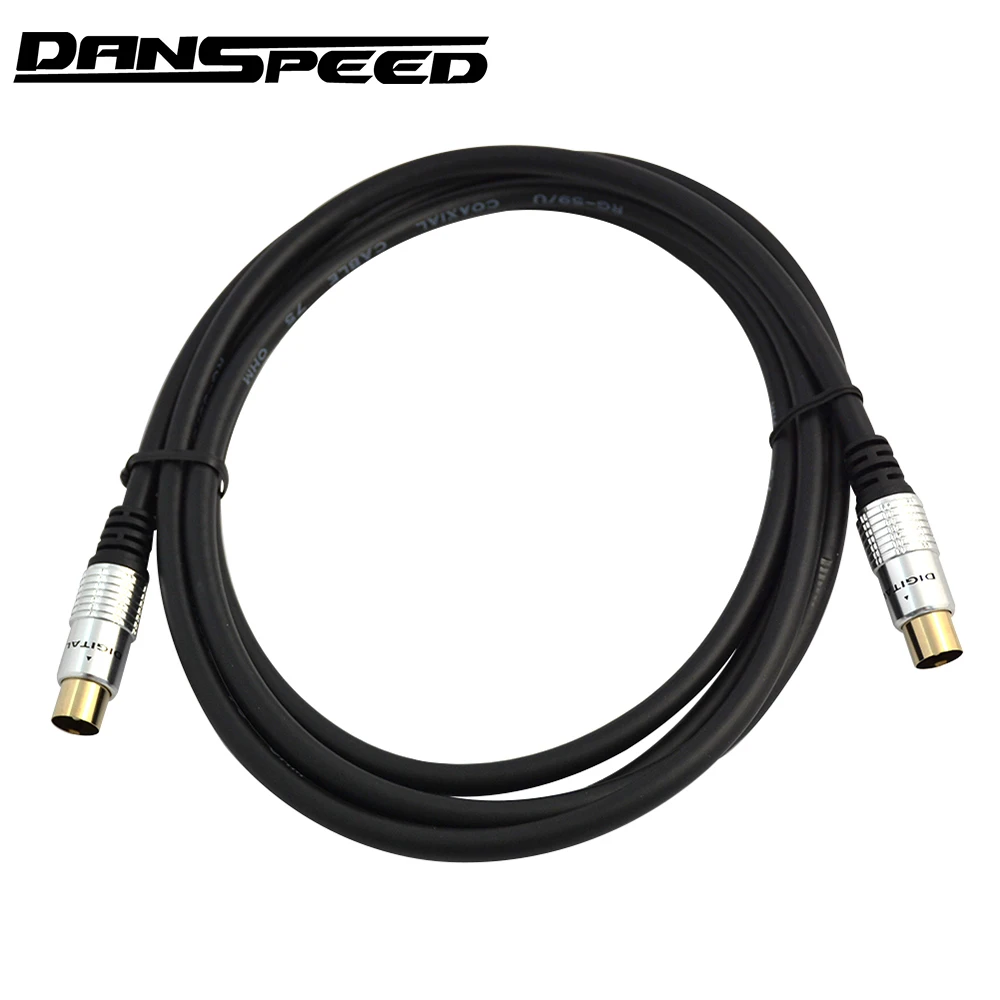 

DANSPEED 0.3m/1.5m/2m/3m/5m TV 9.5mm Male to 9.5mm Female Coaxial Satellite Antenna Cable Adapter