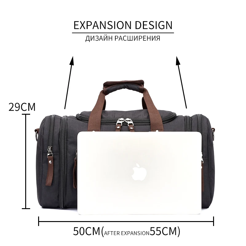  MARKROYAL Soft Waterproof Men Travel Bags Carry On Large Capacity Duffle Water-repellent Bags Hand  - 32964776113