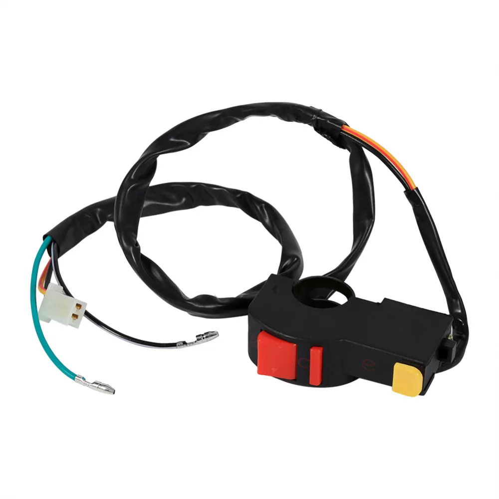 

Fog Light Switch 7/8" Handlebar ON/OFF Button Headlamp Horn Flameout Switch Motorcycle Motor Fog Light Switch Headlamp Switch