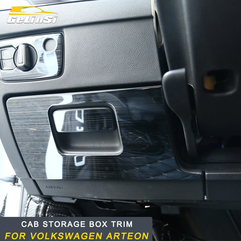 

GELINSI for Volkswagen Arteon Cab storage box trim special accessories Stainless Steel