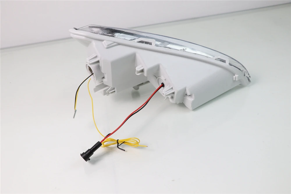2 шт. светодиодный фонарь дневного света с функцией поворота Водонепроницаемый ABS 12 в автомобильный DRL светодиодный противотуманный фонарь для Ford EcoSport