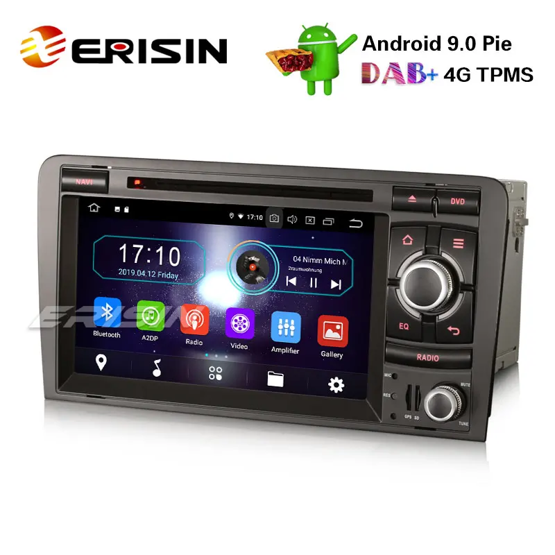 Clearance Erisin ES4973A 7" Android 9.0 DAB+ 4G Car Radio GPS SWC BT SatNav Wifi DVR for AUDI A3 S3 RS3 RNSE-PU 2