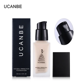 

UCANBE Liquid Foundation Makeup Natural Perfect Long Lasting Waterproof Face Coverage Concealer Cosmetics Base Primer BB Cream