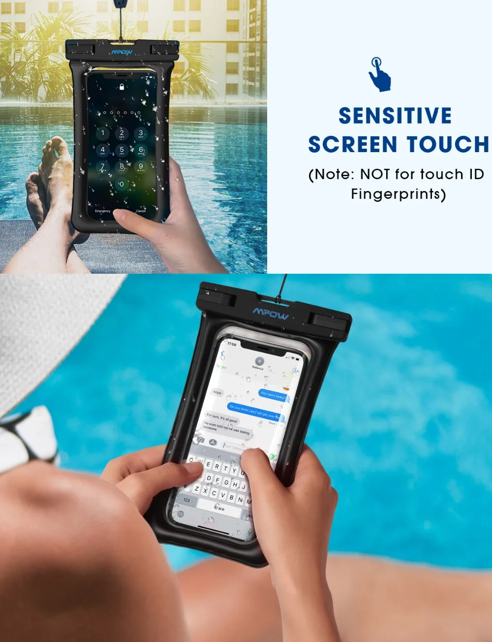 2 шт. IPX8 водонепроницаемая сумка для плавания чехол для подводного фотографирования чехол для телефона iPhone huawei Xiaomi водонепроницаемый чехол для телефона сумки для дайвинга