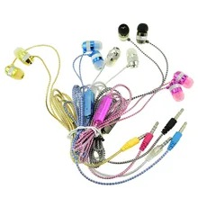 Плетеный 3,5 мм наушники для Mp3 mp4 для компьютера, мобильного телефона, 100 шт./лот