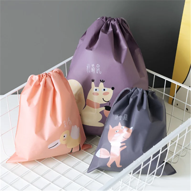 Vogvigo Waterproof Travel Cosmetic Bag  Cosmetic Organizer Makeup Bags Wash Bag Large Capacity Drawstring Storage Toiletry Box