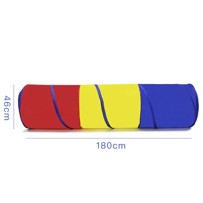 1 шт., портативная детская туннельная спортивная игрушка, игровой реквизит, складные детские игры в прятки, красочные игрушки для помещений и улицы