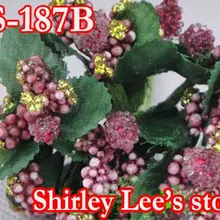 48 пучков = 576 шт декоративных предметов-красивая ягода с связкой lvs( экспресс в некоторые страны