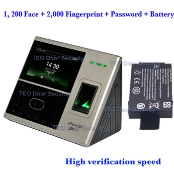 

DHL Ship 1, 200 face and 2,000 fingerprint templates uFace800 BioEntry iFace Face Recognition Machine High Verification Speed