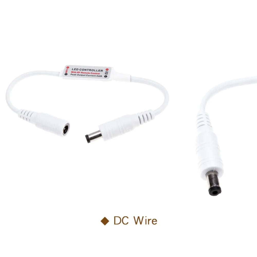 11 ключ RF LED контроллер DC12V мини беспроводной дистанционный проводной разъем для
