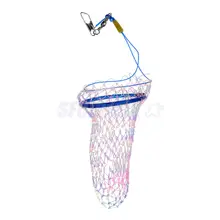 

Nylon Fishing Lure Cage Bait Basket Feeder Bait Holder Trap Lure Net Nest