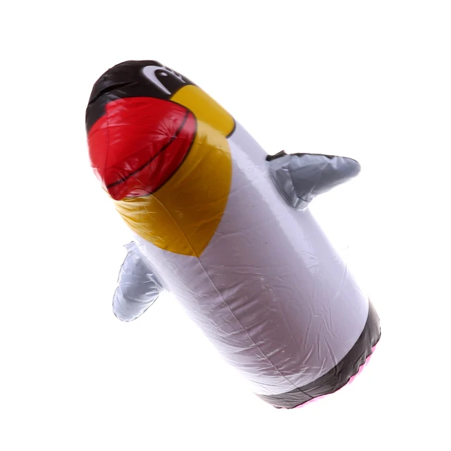 Inflatable Penguin Tumbler Roly-poly Toy Tumbler Penguin Toy Squeezed Call With Sound PVC Inflatable Toys 36cm 5