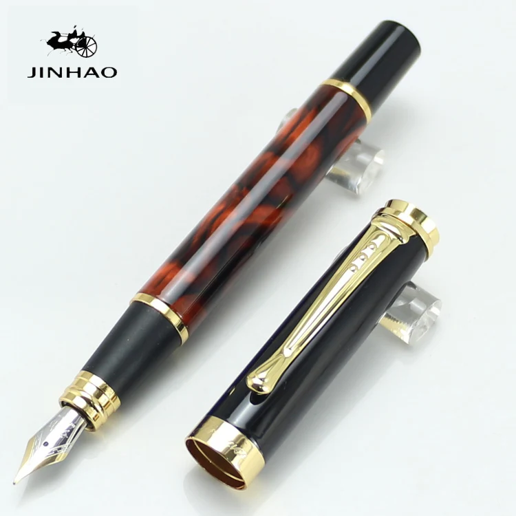 JINHAO 500 красный цвет золотой зажим для ручки Papelaria школьные принадлежности Ручка