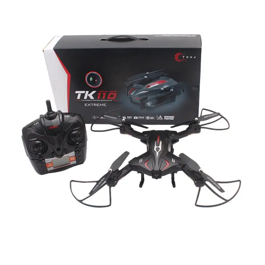 

TK110HW Foldable 2.4G 4CH 6Axis RC Quadcopter Drone With 0.3MP WIFI Camera RC Quadcopter Headless Drone RC toys #YL