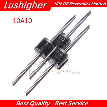 

10pcs 10A10 R-6 10A 1000V DO-27 Rectifier Diode