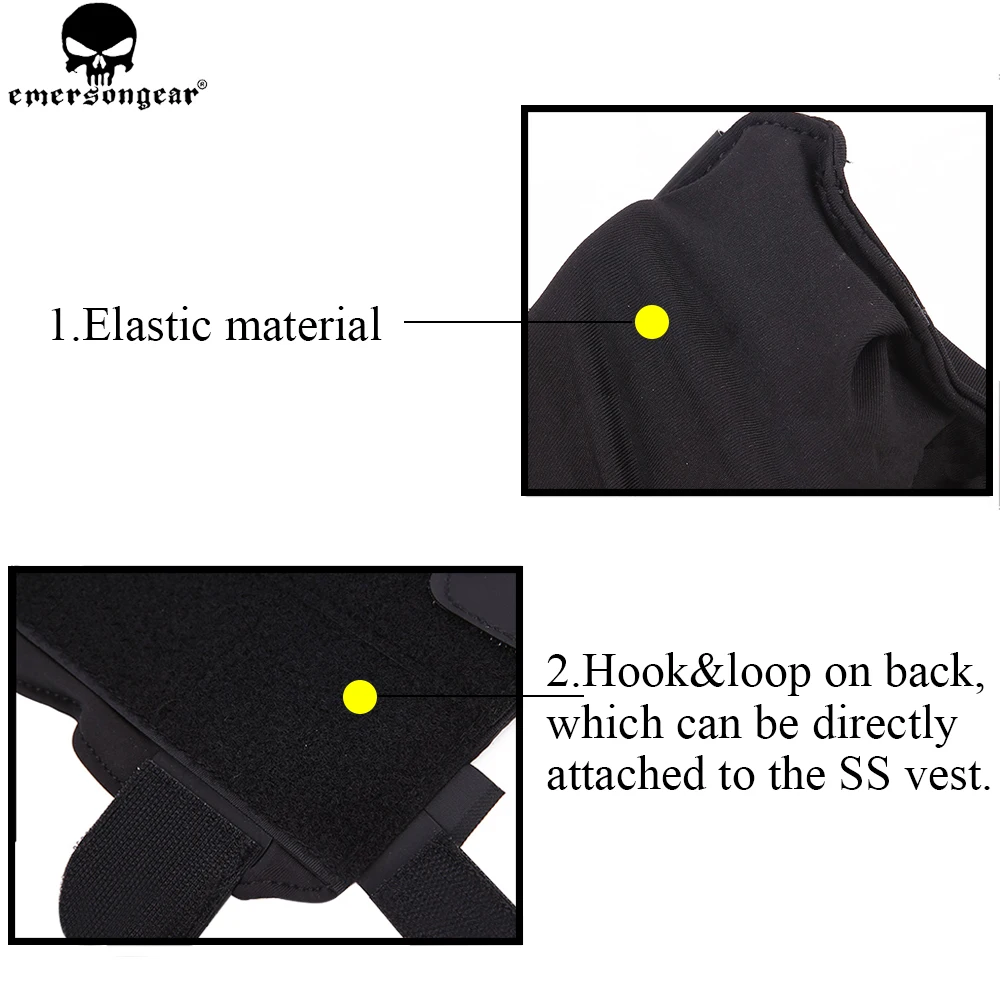 Сумка для магазина EMERSON Triple SS Vest 5 56/7 62 сумка Emersongear Tacrical Mag Pouch Multicam Black EM6402|Мешочки| |