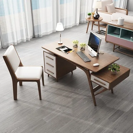 

Computer Desk Office home Furniture solid wood laptop table study table escrivaninha office table bureau meuble 140*60*74cm new