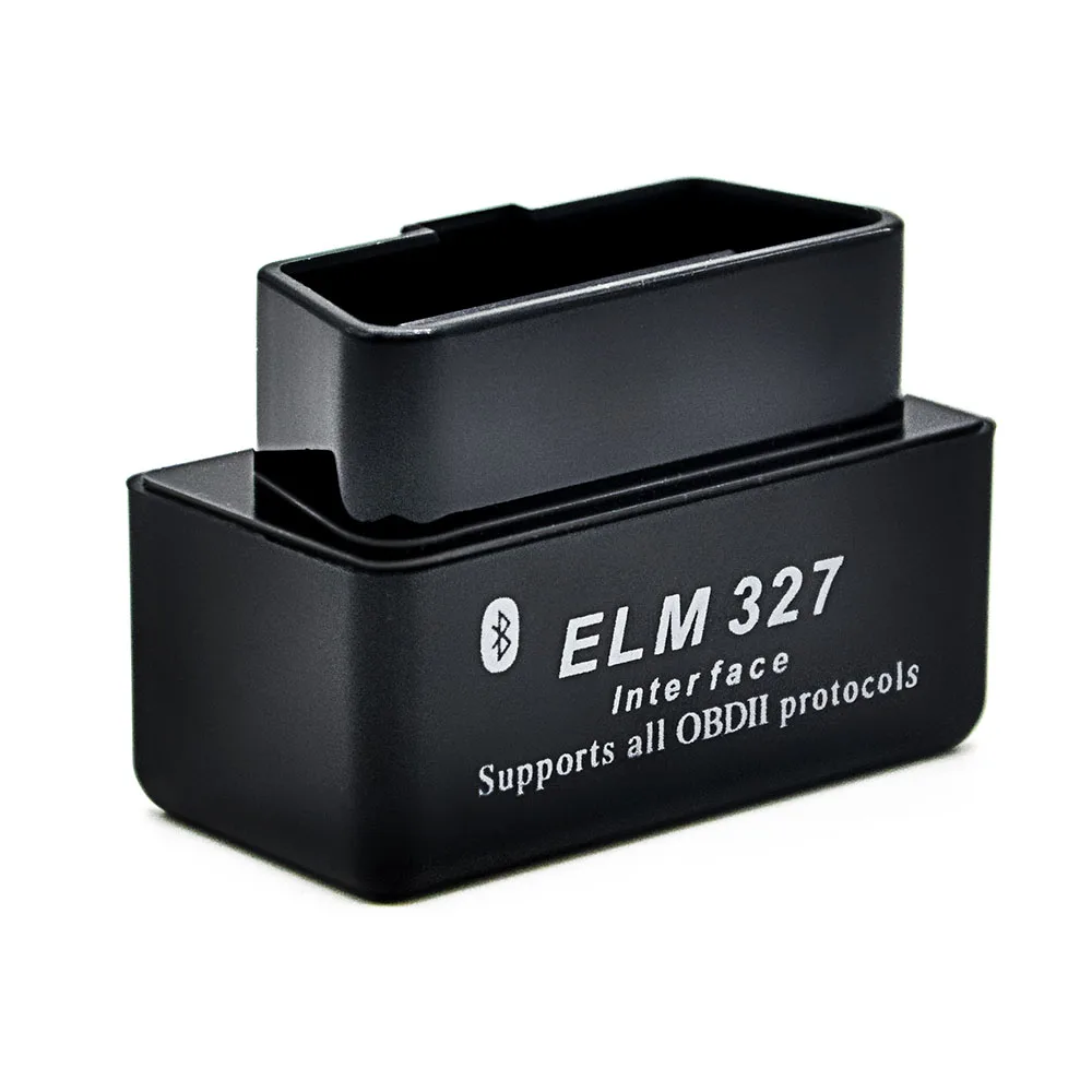 Elm327 Мини Bluetooth ELM327 V 2,1 OBD2 OBDII черный elm 327 v2.1 Автомобильный сканер кода адаптер BT Android Крутящий момент