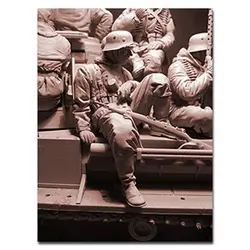 1/16 каучуковая фигурка Солдат модель Нормандия солдат