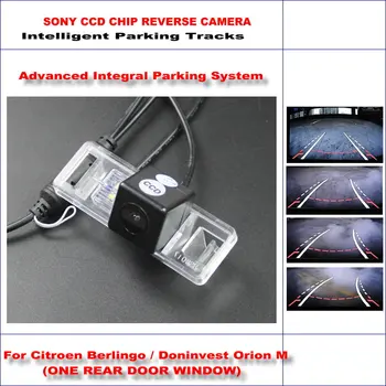 

HD CCD SONY Rear Camera For Citroen Berlingo / Doninvest Orion M Intelligent Parking Tracks Reverse / NTSC RCA AUX 580 TV Lines