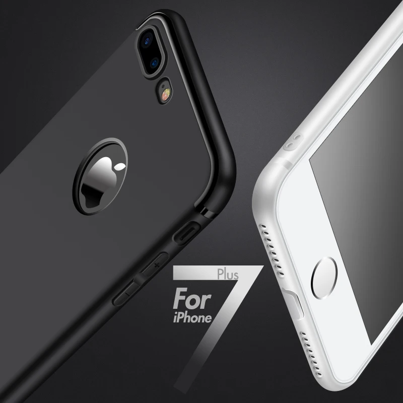 Высококачественный роскошный мягкий матовый Силиконовый чехол для apple iphone 8 7 (4