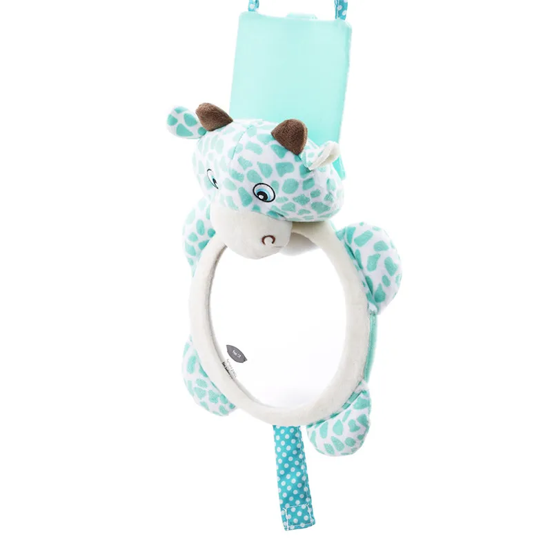 Assento de Carro do Bebê Brinquedo de Pelúcia Banco de trás Brinquedo Bonito Recém-nascido Acessórios Meses Recheado Animal Querido Espelho Retrovisor Chocalho Bebê Infantil 0 12 Mod. 254891 12 Bonito recém-nascido acessórios 0 12 12 meses