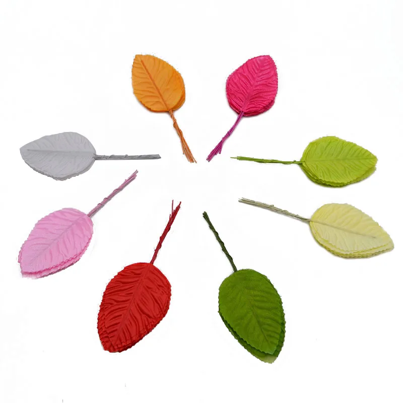 40pcs Nylon Plastic Leaf Green Leaves Artificial Flower For Wedding Decoration DIY Wreath Gift Craft Fake Flower 40pcs Nylon Plastic Leaf Green Leaves Artificial Flower For Wedding Decoration DIY Wreath Gift Craft Fake Flower