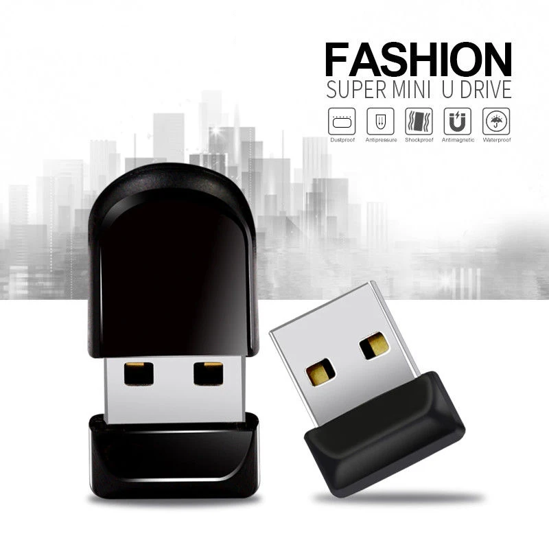 Хит продаж супер мини USB флеш накопитель 64 ГБ 128 2 0 маленький водонепроницаемый 32 16