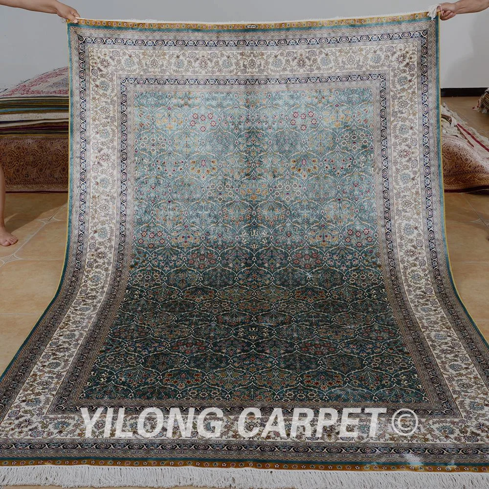 Yilong 5 'x 8' Hereke ковер прямоугольный элегантный цветочный для продажи шелк (0790) |