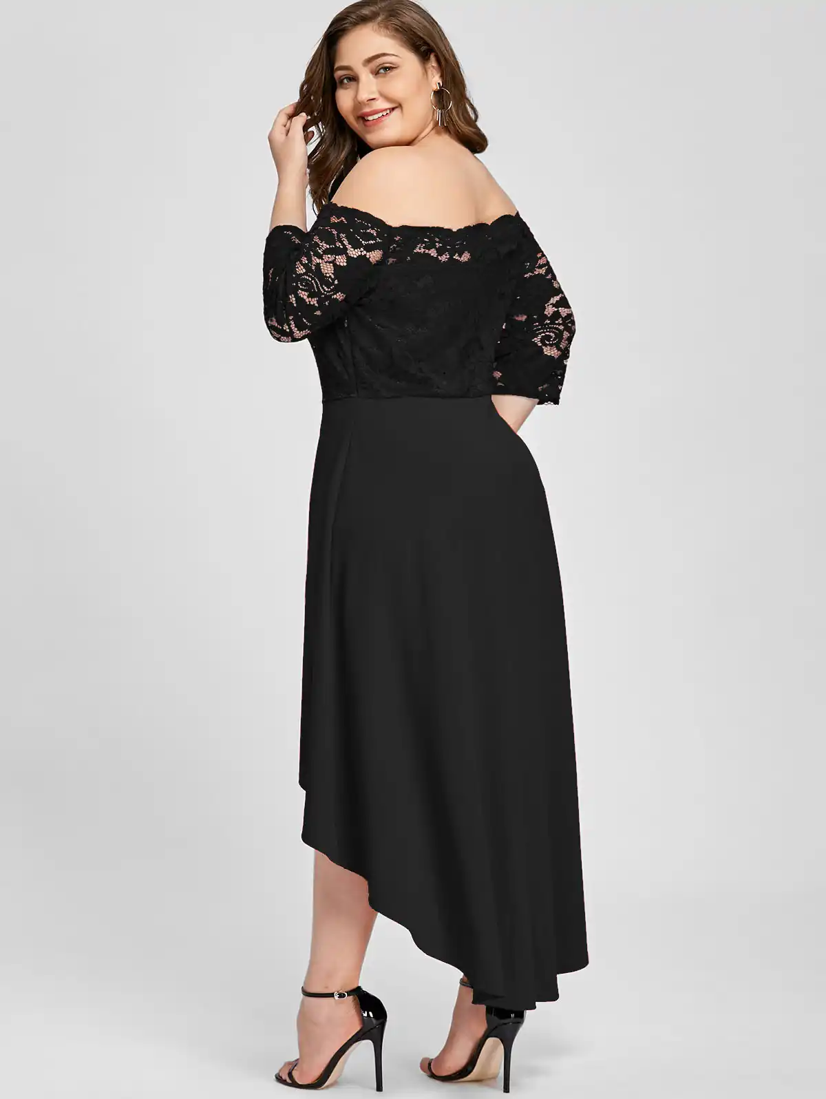 off the shoulder sundress plus size