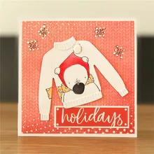 inlovearts 6pcs christmas hanger sweater metal cutting dies cards new 8370mm scrapbooking craft cutting album embossing stencil - Metal Christmas Sweater inlovearts 6pcs christmas hanger sweater metal cutting dies cards new 8370mm scrapbooking craft cutting album embossing stencil - Metal Christmas Sweater