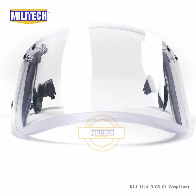 MILITECH NIJ IIIA 0108,01 3A пуленепробиваемый козырек для ACH fast Тактический шлем пуленепробиваемый козырек пуленепробиваемые маска для шлемов