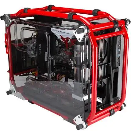 Чехол ATX для игрового компьютера и ПК настольный чехол игровой вертикальный