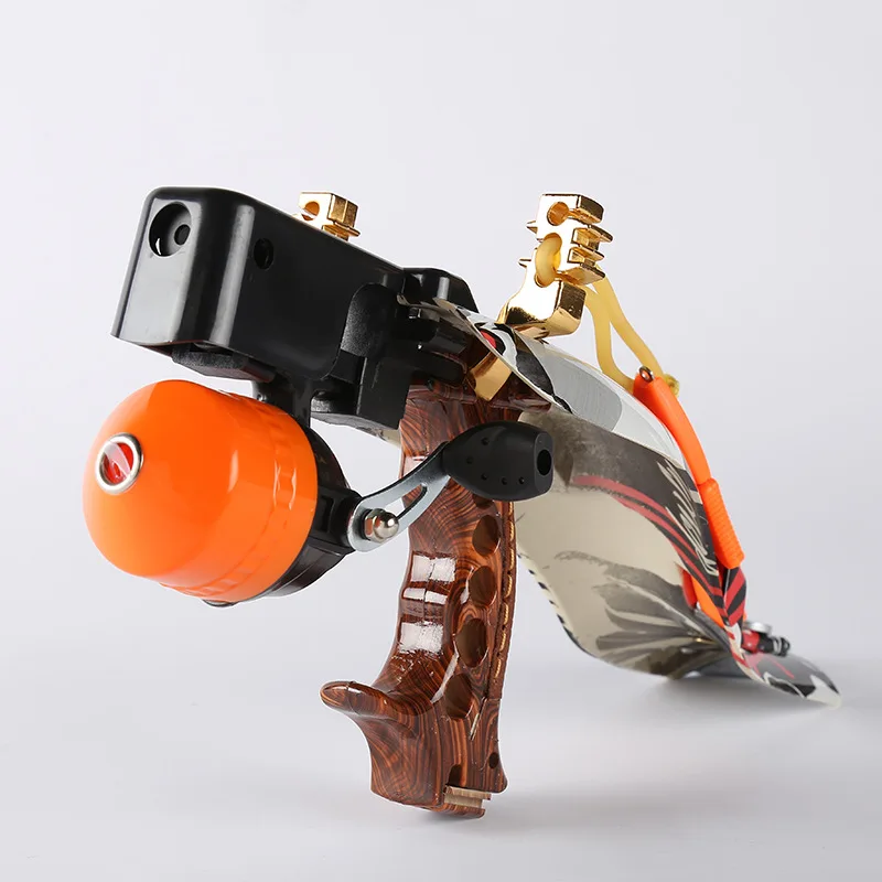 Powerful Target Shooting Slingshot with Red Laser Sight Precision Catapult Professional Hunter