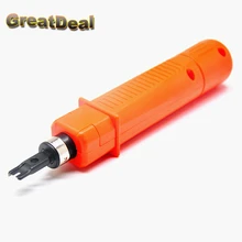 Сеть RJ45 RJ11 кабель щипцы провода отрезать ударный удар вниз инструмент удар вниз вставить резак кабель концевой инструмент HY425