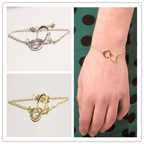 Fashion Style Unique Bracelets Bangles Golden Color Jewelry Cute Fashion Style Unique Bracelets Bangles Golden Color Jewelry Cute Chain Handcuff Bracelet For Women Cuff Bangle Pulseras M200 In Link