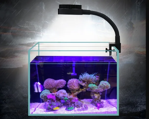 Zet светильник светодиодный светильник ZN1010 1020 аквариумная лампа 3 Вт мини-аквариумная лампа для пресной воды или морской воды светодиодный светильник для рифов