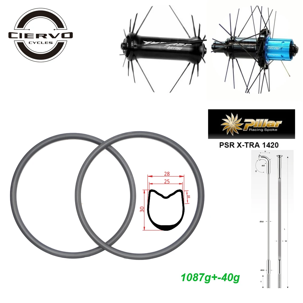 

PRENIUM 1087g AERO 30-YP ROAD 30mm x 25mm STRAIGHT PULL CARBON BIKE WHEELS TUBULAR BICYCLE WHEELSET 16 24 HOLES UD 3K 12K TWILL
