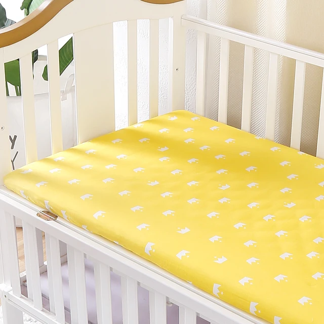 Buy Crib Sheet Pure Cotton Fitted Sheet for Newborns
