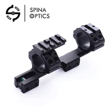 Спина оптика охотничий прицел крепление кольца 25,4/30 мм с пузырьковый уровень и топ планка Вивера для оптики взгляд
