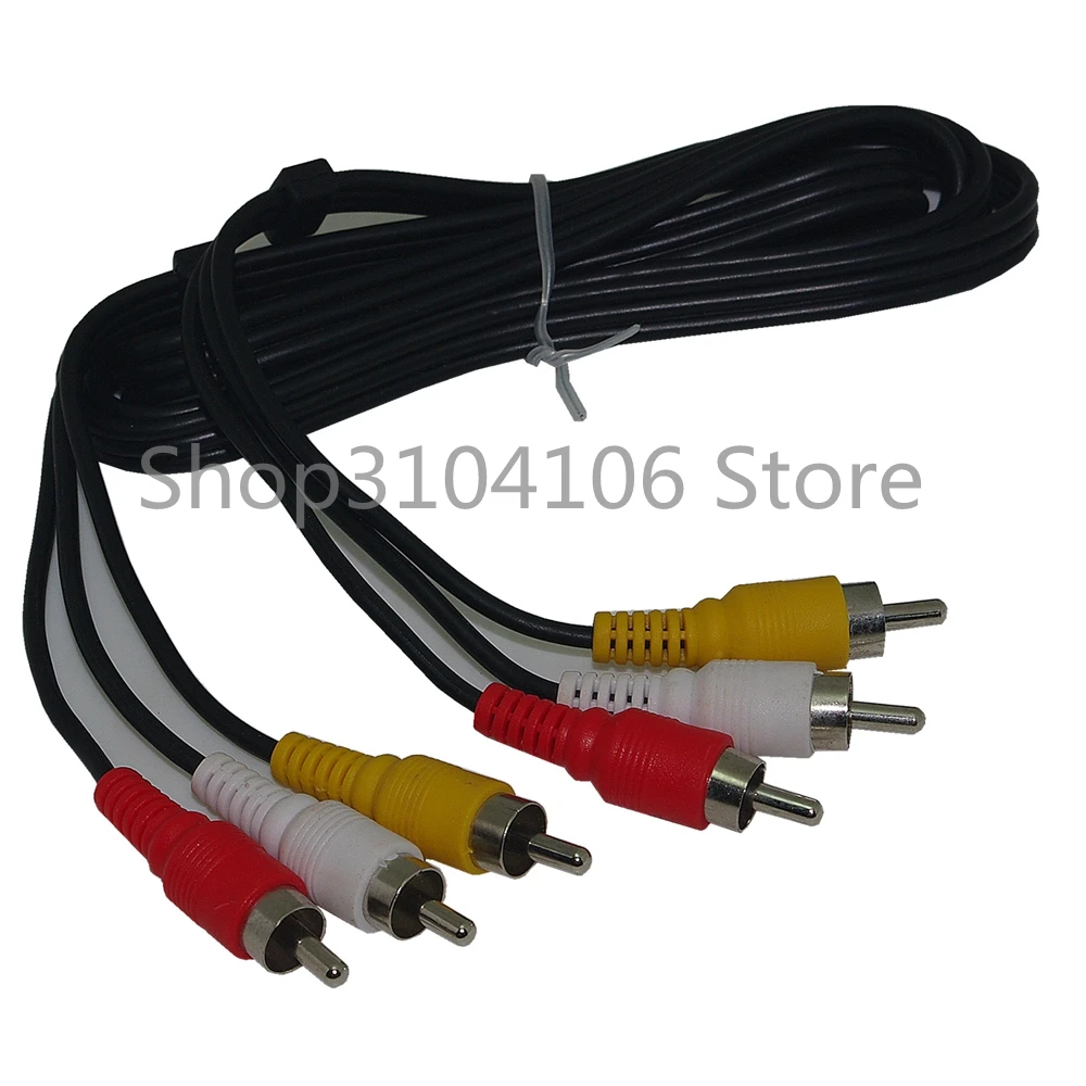 Кабель 4FT 1 2 м 3 RCA 3xrca папа 3X кабель 3RCA к для DVD|rca to rca|rca rca cable3 |