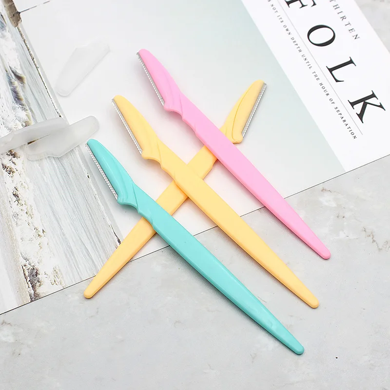 

ABS Mini Eyebrow Shaver Women Facial Razor For Brows Tinkle Eyebrow Razor Eyebrow Trimmer,Epilator 3 Colors Makeup Tools