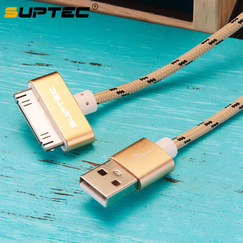 SUPTEC для iPhone 4 4s 3GS 3G iPad 1 2 3 iPod Nano touch 30 Pin USB кабель Быстрая зарядка оригинальный