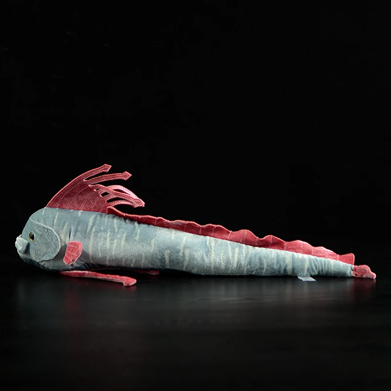 56 см реальные Oarfish милые набивные игрушки супер мягкая лента рыбка Моделирование Плюшевые игрушки морские игрушки для животных для детей подарки на день рождения